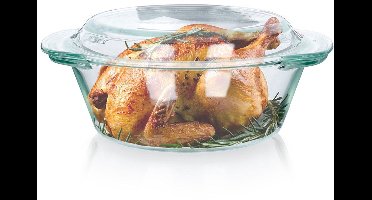 Vilde - Ovenschaal - Borosilicaatglas - 1,4 l - Met Deksel