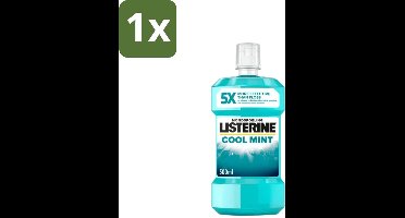 Listerine – Mondwater – Cool Mint – Verfrissende adem – 500 ml - 1 stuk