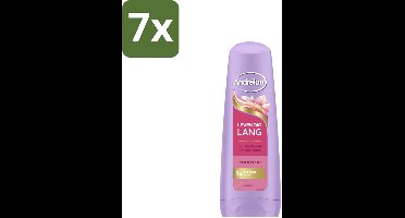 7 x Andrélon – Conditioner – Levendig Lang – 200 ml - Lang Haar Verzorging - Versterkte Haar Conditioner - Biotine Voor Haar - Haarbreuk Voorkomen - Gezond Haar