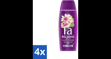 4 x Fa – Douchegel – Mystic Moments Shea Butter & Passion Flower – 250 ml - Douchegel - Shea Butter - Passieflower - Hydraterende Douchegel - Luxe Douchegel