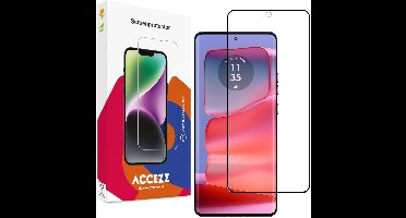 Accezz Screen protector - Geschikt voor Motorola Edge 50 Pro - Gehard Glass Full Cover