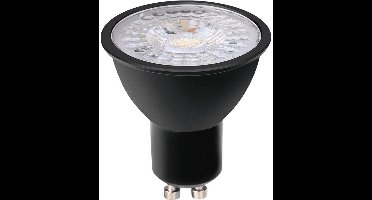 Voordeelpak | 5 stuks | LED Spot 3W | Zwart | GU10 | Dimbaar | 4000K - Naturel wit (840)