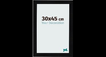 Your Decoration - Fotolijst 30x45 cm - MDF - Zwart Hoogglans - Pisa