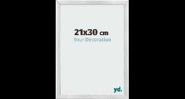Your Decoration - Fotolijst 21x30 cm - MDF - Zilver Mat - Pisa
