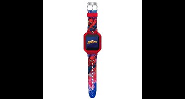 Accutime horloge smartwatch Spiderman met 26 games voor kinderen.