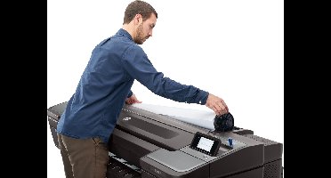 HP Designjet Z6dr 44-in PostScript grootformaat-printer Kleur 2400 x 1200 DPI Thermische inkjet 1118 x 1676 Ethernet LAN