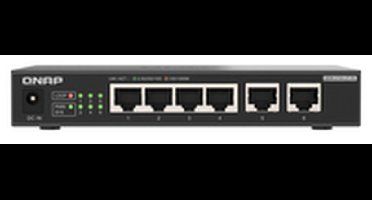 QNAP QSW-2104-2T-R2 netwerk-switch Unmanaged 10G Ethernet (100/1000/10000) Desktop Zwart
