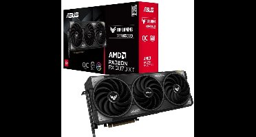ASUS TUF Gaming AMD Radeon RX 9070 XT OC - Videokaart - 16GB - GDDR6 - PCIe 5.0 - 1x HDMI 2.1b - 3x DisplayPort 2.1a