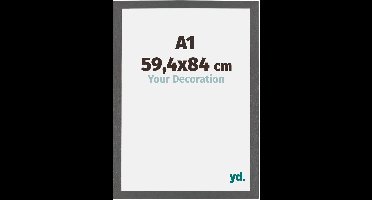 Your Decoration - Puzzellijst 59,4x84 cm - Antraciet - Puzzellijst 1500-2000 stukjes - MDF Fotolijst - Mura