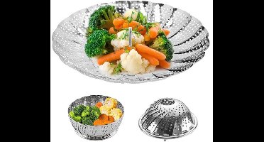 Multifunctionele stoommand M - Roestvrij staal - Opvouwbaar en verstelbaar