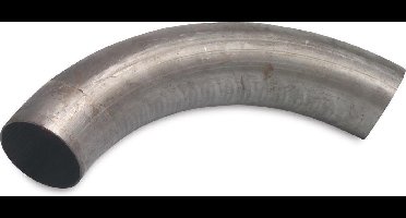 Bocht 90° staal 100 mm x 100 mm x 2 mm stomplas