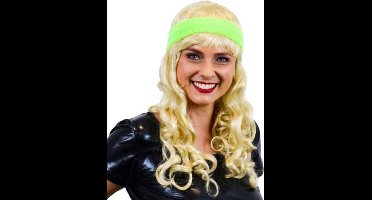 Witbaard Zweetband 5 Cm Katoen Lichtgroen One-size