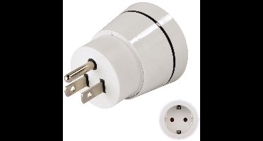 Hama Reisstekker adapter Europa - USA
