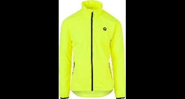 AGU GO Regenjas Essential - Regenjas Dames & Heren - Ademende en Waterdichte Regenjas - Fietsjack - Geel - XXL