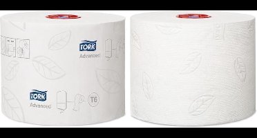 Tork Mid-size Toiletpapier 2-laags Wit T6 Advanced