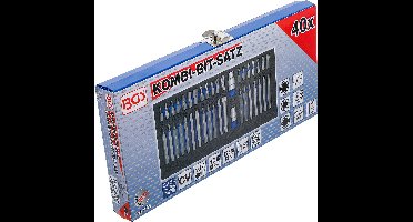 BGS Bitset - 40-delig - 6 kant XZN en TORX incl. adapters-opname 1/2 - Blauw