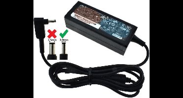 Acer oplader 45W (3.0 x 1.0mm)