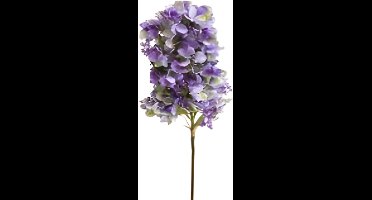 Buitengewoon de boet - Kunst hortensia pluim donkerpaars 85 cm