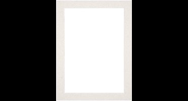 Passe-Partout Fotomaat 30x40 cm - Lijstmaat 36x48 cm - Lichtgrijs - Museumkarton - Fotolijst niet inbegrepen