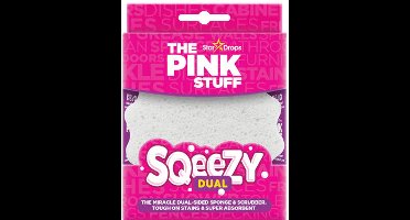 The Pink Stuff Sqeezy - Dubbelzijdige Scrub Spons Wit