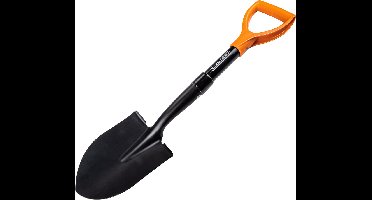 Black and Decker Schep - metaal - 65 cm - tuinschop / tuinieren / camping - kleine compacte schep