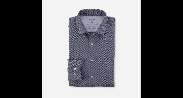 OLYMP herenshirt bodyfit blauw