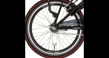 Alpina achterwiel 22 HLQC Yabber zwart zink spk