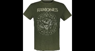 Ramones Crest Heren T-shirt - groen - XXL