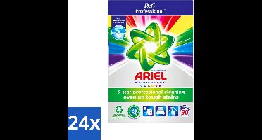 Ariel Professional - Waspoeder - Gekleurde Was - 90 Wasbeurten - Voordeelverpakking - 24 stuks
