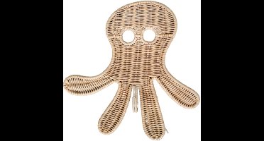 Cokos Oswald de octopus rotan wandhaak small