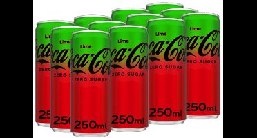 Coca Cola - Lime Zero - 12x 250ml