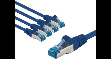 Goobay 67532 netwerkkabel Blauw 5 m Cat6a S/FTP (S-STP)