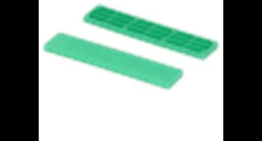 Rasterblokje 22x5mm Groen 100/Zak