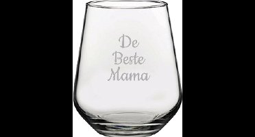 Gegraveerde Drinkglas 42,5cl De Beste Mama