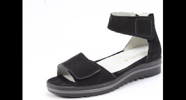 Waldlaufer - 351005-H-Hakura - Sandalen met hakDames Sandalen - Kleur: Zwart - Maat: 37