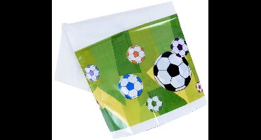 Tafelkleed Voetbal Junior 132 X 220 Cm Groen/wit