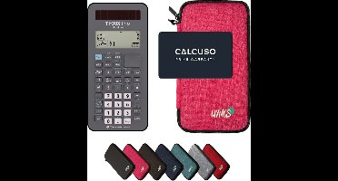 TI-30X Prio MathPrint incl. WYNGS Beschermhoes Roze - Wetenschappelijke Rekenmachine - Basis Pakket