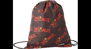 LEGO Ninjago Gymsack, voor een jongen, Zwart, Tassen, maat: One size