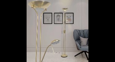 vidaXL led-vloerlamp dimbaar 23 W