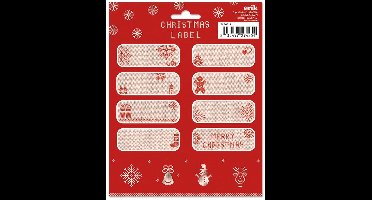 Grupo Erik - Knit Christmas Christmas SelfAdhesive Labels Zelfklevende etiketten - Multicolours