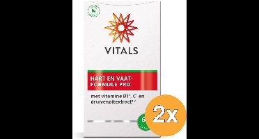 2x Vitals Hart & Vaatformule Pro Capsules (60 capsules)