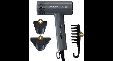 Wahl Vanquish Föhn - Lichtgewicht, ION Technologie & Sneldrogend - Professionele Haardroger - Met 2 Blaasmonden, Kam & Opbergtas - Ultimate Edition