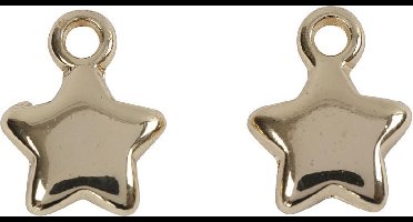 Creotime Sterretjes 8 Mm Rond 4 Stuks Goud