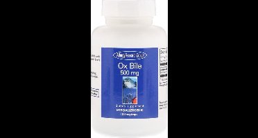 Ox Bile 500 mg 100 Vegetarian Capsules - Allergy Research Group