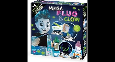 Buki - Mega Flou en glow - wetenschapsdoos - experimenten