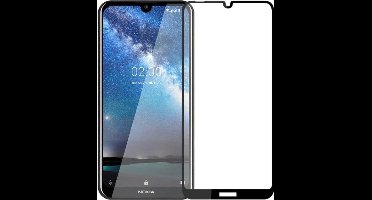 Shop4 - Nokia 2.2 (2019) Glazen Screenprotector - Edge-To-Edge Gehard Glas Transparant