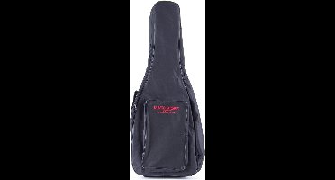 MUSIC STORE "Basic" Gigbag Classic gitaar zwart/rood Logo - Tas voor klassieke gitaren