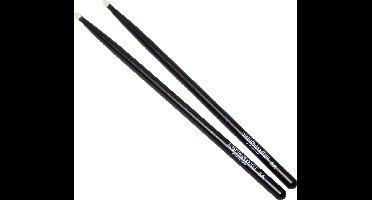 MUSIC STORE 5A Sticks, zwart, Hornbeam, Wood Tip - Drumsticks