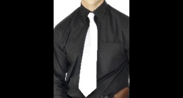 Smiffys - Deluxe Gangster Stropdas - Wit