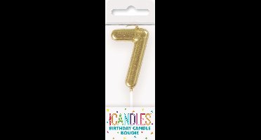 Haza Original Cijferkaars '7' 6 Cm Goud